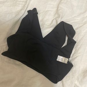 L space Parker bikini top black XL